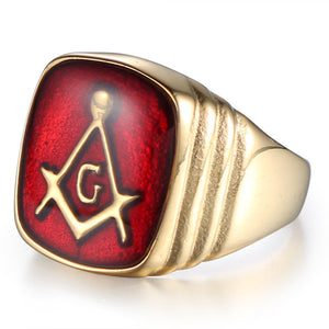 Fashion Epoxy Masonic Ring