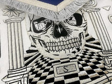 画像をギャラリービューアに読み込む, Masonic Regalia Custom Design Skull Pillars Masters Carpet Handmade Bullion Masonic Apron | Regalia Lodge