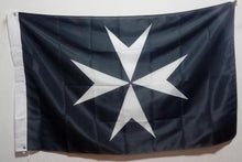 Load image into Gallery viewer, Knights of Malta Masonic Flag Black | Regalia Lodge
