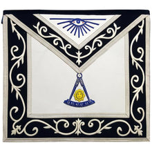 Load image into Gallery viewer, Masonic Regalia Blue Lodge Past Master Masons Silk Threaded Masonic Apron | Regalia Lodge