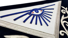 Carica l&#39;immagine nel visualizzatore di Gallery, Masonic Regalia Blue Lodge Past Master Masons Silk Threaded Masonic Apron | Regalia Lodge