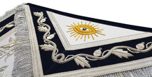 Charger l&#39;image dans la galerie, Masonic Regalia Past Master  Apron Gold &amp; Silver Hand Unique Masons Regalia Embroidery Apron | Regalia Lodge