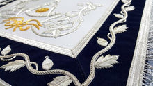 Load image into Gallery viewer, Masonic Regalia Past Master  Apron Gold &amp; Silver Hand Unique Masons Regalia Embroidery Apron | Regalia Lodge