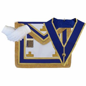 Masonic Craft Provincial Full Dress Apron and Collar with free Glove | Regalia Lodge