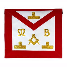 Afbeelding in Gallery-weergave laden, Masonic Hand Embroidered Bullion &amp; Wire Made Master Mason Red Apron | Regalia Lodge