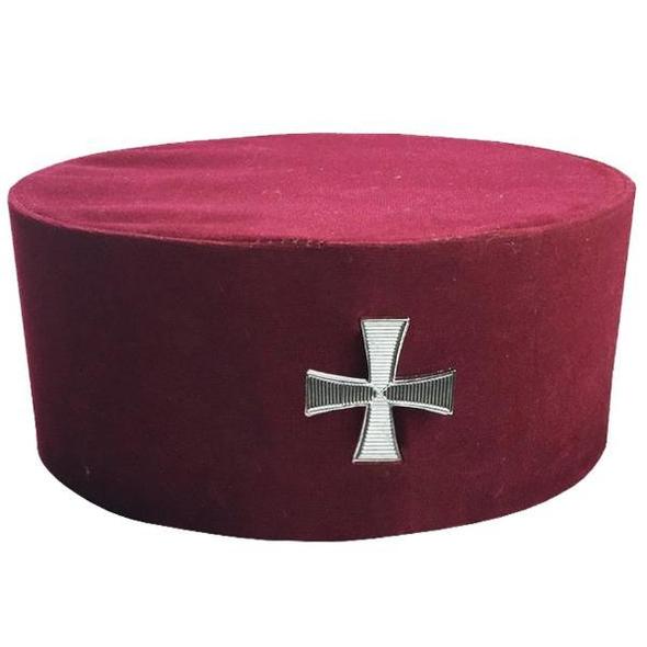 Masonic Knight Templar KT Cap/Hat with Cross | Regalia Lodge