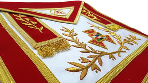 Past High Priest PHP Master Mason Embroidery apron with Tassel-Royal Arch Regalia Masonic Apron | Regalia Lodge