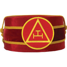 Load image into Gallery viewer, Royal Arch Masonic Triple Tau Cap Red | Regalia Lodge