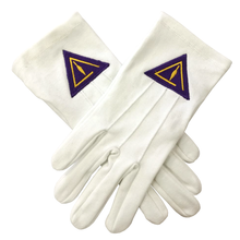 Load image into Gallery viewer, High Quality Royal &amp; Select White Cotton Masonic Glove (2 Pairs) | Regalia Lodge