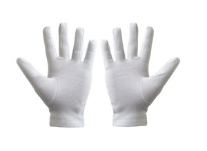 Masonic Knight Templar KT 100% Cotton Machine Embroidery white Glove (2 Pairs) | Regalia Lodge