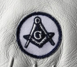 Soft Leather Masonic Gloves with Embroidery | Regalia Lodge