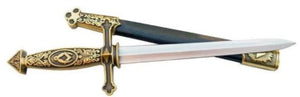 Square Compass Pyramid Masonic Sword Knife W/ Scabbard 24.1" | Regalia Lodge