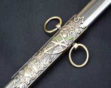 Charger l&#39;image dans la galerie, Knight of St. John Masonic Sword Brass Gold 38&quot; | Regalia Lodge