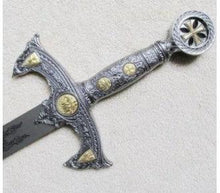 Load image into Gallery viewer, 12th Century Espada Knights Templar Sword W/ Plaque 48&quot; | Regalia Lodge