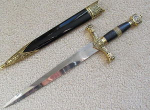Ark of the Covenant King Solomon Sword Knife W/ Sheath 15.8" | Regalia Lodge