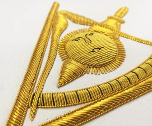 Masonic Council Past Illustrious Master Apron Hand Embroidered | Regalia Lodge