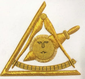 Masonic Council PIM Past Illustrious Master Apron Hand Embroidered | Regalia Lodge