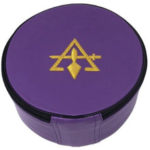 Afbeelding in Gallery-weergave laden, Cryptic Royal &amp; Select Masonic Hat/Cap Case Purple | Regalia Lodge