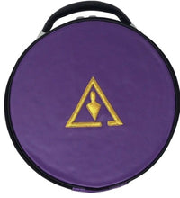 Charger l&#39;image dans la galerie, Royal &amp; Select Cryptic Masonic Hat/Cap Case Purple | Regalia Lodge