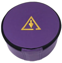 Load image into Gallery viewer, Royal &amp; Select Cryptic Masonic Hat/Cap Case Purple | Regalia Lodge