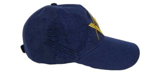 Embroidered Masonic Shadow Blue Baseball Cap | Regalia Lodge