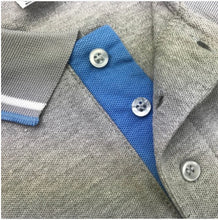 Carica l&#39;immagine nel visualizzatore di Gallery, Polo Shirt with Square Compass Embroidery Logo [Black, Grey, Blue] | Regalia Lodge