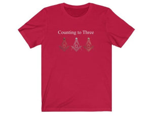 Counting To Three Masonic T-Shirt | Regalia Lodge