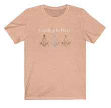 Cargar imagen en el visor de la galería, Counting To Three Masonic T-Shirt | Regalia Lodge