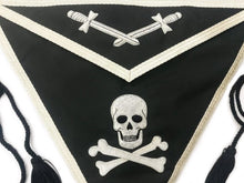 Load image into Gallery viewer, Knights Templar Lambskin Hand Embroidered Apron | Regalia Lodge