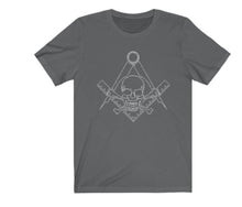 Carica l&#39;immagine nel visualizzatore di Gallery, Skull &amp; Bones Widow&#39;s Son Masonic T-Shirt | Regalia Lodge