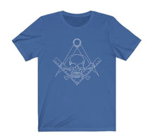 Afbeelding in Gallery-weergave laden, Skull &amp; Bones Widow&#39;s Son Masonic T-Shirt | Regalia Lodge
