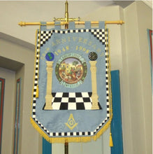 Load image into Gallery viewer, Machine Made Embroidery Masonic Banners | Regalia Lodge