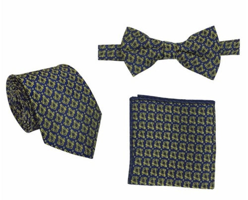 Masonic Regalia Tie, Bow Tie and Handkerchief Set | Regalia Lodge