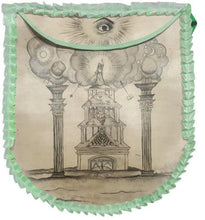 Load image into Gallery viewer, 19th Century Inspired Hand-Painted Apron | Regalia Lodge