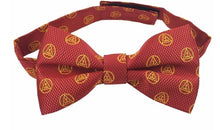 Load image into Gallery viewer, Masonic Royal Arch RA Bow Tie with Taus Red and Yellow | Regalia Lodge