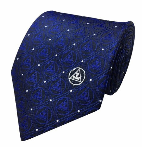 New Design Masonic Regalia Silk Tie with Royal arch Triple tau Mens Necktie | Regalia Lodge