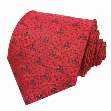 Masonic Royal Arch Red Tie new design Triple Taus | Regalia Lodge