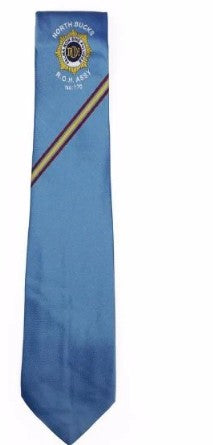 Masonic Blue Tie with lodge logo | Regalia Lodge