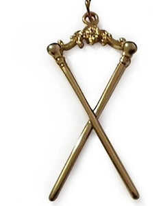 Masonic Gold Collar Jewel - Master of Ceremonies / Ritualist / Ritual Director | Regalia Lodge