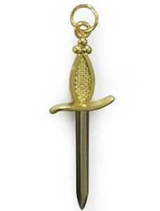 Masonic Gold Regalia Collar Jewel - Tyler / Tiler / Outer Guard | Regalia Lodge