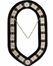 Load image into Gallery viewer, LOCOP Chain Collar - Gold/Silver on Black + Free Case | Regalia Lodge