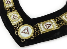 Load image into Gallery viewer, LOCOP Chain Collar - Gold/Silver on Black + Free Case | Regalia Lodge