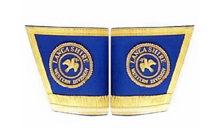 Masonic Gauntlets Cuffs - Embroidered With Fringe | Regalia Lodge