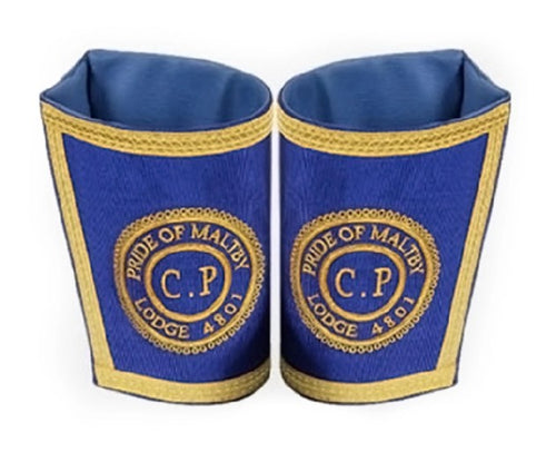 Masonic Gauntlets Cuffs - Embroidered | Regalia Lodge