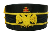 Load image into Gallery viewer, 32nd Degree Wings Down Scottish Rite Double-Eagle Cap Bullion Hand Embroidery | Regalia Lodge