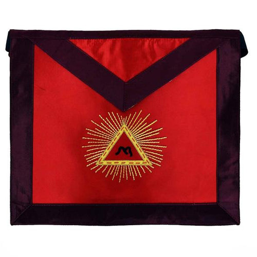 Masonic Scottish Rite Satin apron - AASR - 13th degree | Regalia Lodge