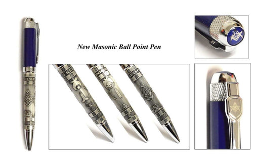 Masonic Pen in Gift Box-Masonic Symbol Roller Ball Pen