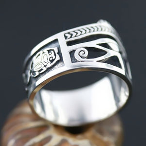 Mysterious Retro Eye Alloy Masonic Ring