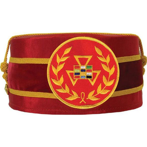 Royal Arch Grand Past High Priest PHP Wreath Cap Red | Regalia Lodge
