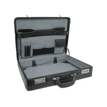 Load image into Gallery viewer, Expandable Leather Attache Briefcase Combination Locks Hard Case -  Business briefcase for men leather for sale  - genuine leather briefcase - mens briefcase sale - men&#39;s briefcase - men&#39;s briefcase near me - best briefcase for men - Shop Briefcases Bags Leather Leather Designer Briefcases - Messenger, Shoulder Bags - Men&#39;s Leather Briefcase Business Laptop Bag -  Luxury Leather Briefcase For Men 